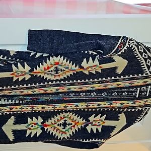 Printed Duster Cardigan